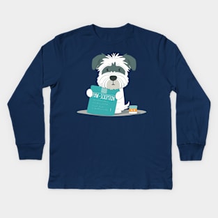 "Trust Me, I'm a Dogtor" Kids Long Sleeve T-Shirt